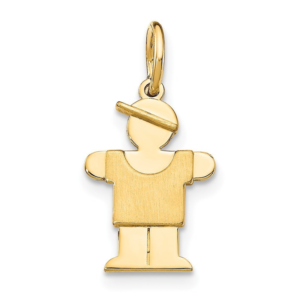Million Charms 14k Yellow Gold Mini Boy Hugs Charm